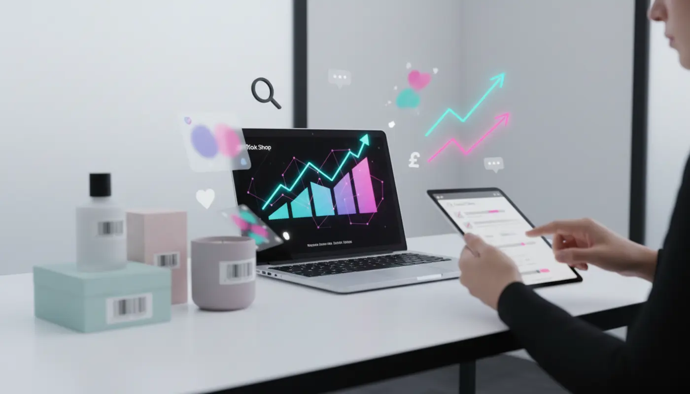UK TikTok Shop seller optimising product listings for better search visibility